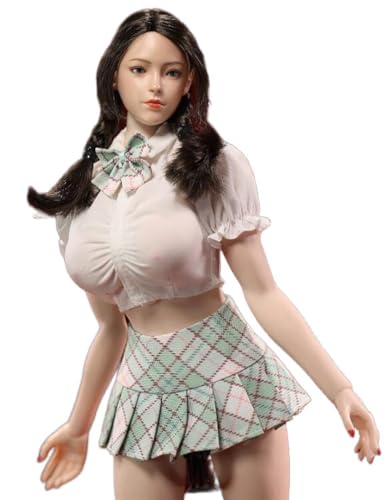 AMITD 1/6 Scale Female Figure Doll Clothes,Bubble Sleeve Short Blouse Halter & Skirts for 12 inch Woman Action Figure,JIAOU Doll JO23X-12E AMITD 1/6 Scale Female Figure Doll Clothes,Bubble Sleeve Short Blouse Halter & Skirts for 12 inch Woman Action Figure,JIAOU Doll JO23X-12E von AMITD