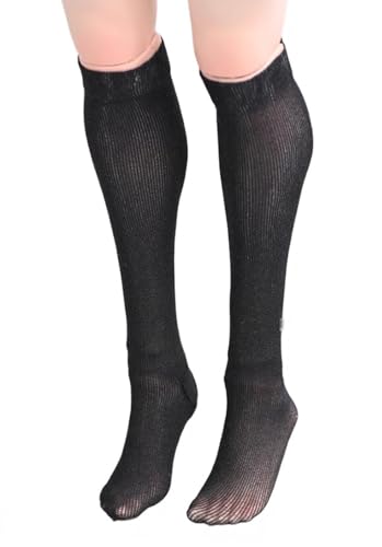 AMITD 1/6 Scale Female Figure Doll Clothes Stockings for 12 inch Woman Action Figure(Black mid Length Stockings) von AMITD