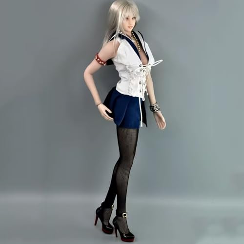 AMITD 1/6 Scale Figure Doll Clothes, Sailor Suit+Dress+Stockings+High-Heeled Shoes, Outfit Costume for 12 inch Female Action Figure Phicen/TBLeague AMITD 1/6 Scale Figure Doll Clothes, Sailor Suit+Dress+Stockings+High-Heeled Shoes, Outfit Costume for 12 inch Female Action Figure Phicen/TBLeague von AMITD