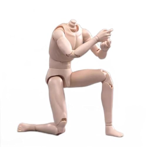 AMITD 1/6 Scale Male Doll Body for 12 inch Man Action Figure White Skin DT003 von AMITD