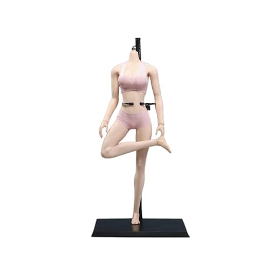 AMITD 1/6 weiblicher Körper, 12" Super Flexible European Type, JIAOUDOLL Seamless Large Bust, No Head(Normal Skin, JOQ-10D-Big Bust-Detachable Feet) von AMITD