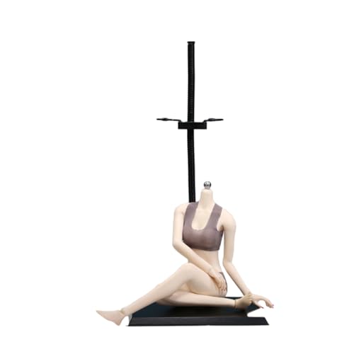 AMITD 1/6 weiblicher Körper, 12" Super Flexible European Type, JIAOUDOLL Seamless Large Bust, No Head (Pale Skin, JOQ-10C-Middle Bust-Detachable Feet) von AMITD