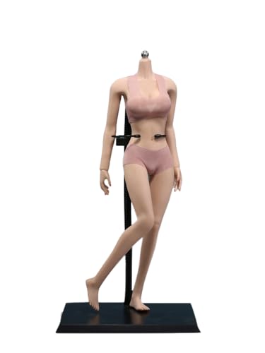 AMITD 1/6 weiblicher Körper, 12" superflexibel, europäischer Typ, JIAOUDOLL nahtlos, großer Busen, ohne Kopf (Neue Suntan-Haut, JOQ-07F-großer Busen-Nicht abnehmbare Füße) von AMITD