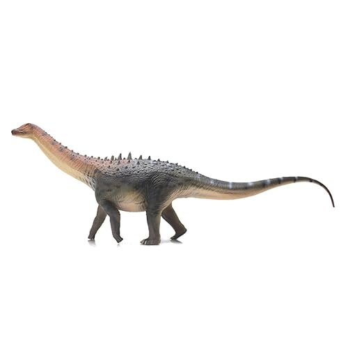 AMITD 1:35 Scale Ampelosaurus Figure Cretaceous Titanosauria Dinosaur Animal Collection Realistic PVC Model Home Decoration Gift for Adult (Black) von AMITD