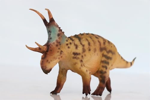 AMITD 1:35 Scale Diabloceratops Model Ceratopsidae Action Figures Dinosaur Collection Decor Gift (Yellow with Box) von AMITD
