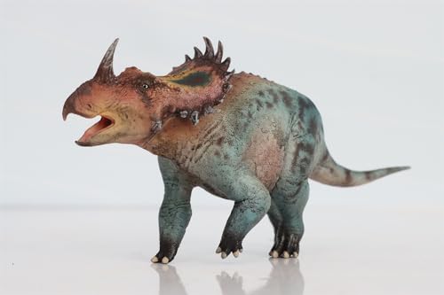 AMITD 1:35 Scale Sinoceratops Model PVC Animal Figure Dinosaur Collection Realistic Decoration Gift for Adult (Blue) von AMITD