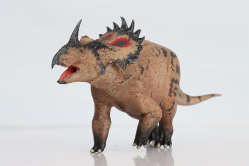 AMITD 1:35 Scale Sinoceratops Model PVC Animal Figure Dinosaur Collection Realistic Decoration Gift for Adult (Red) von AMITD