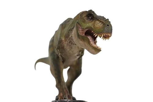 AMITD 1:35 Scale Tyrannosaurus Rex The Once and Future King Figure T-Rex Trex Realistic Dinosaur PVC Collector Toys Animal Model Decoration Gift for Adult (Future with Base) von AMITD