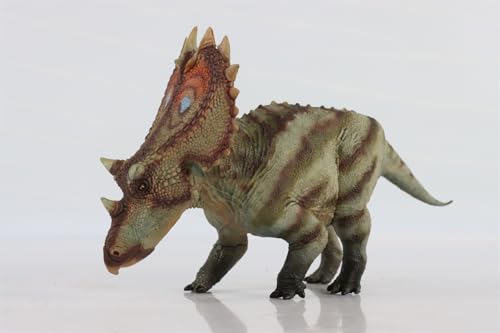 AMITD 1:35 Scale Utahceratops Model Dinosaur Figure Animal Scene Collector Home Decor Gift (Green) von AMITD
