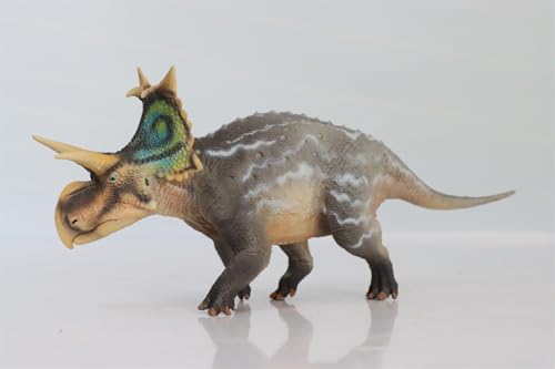 AMITD 1:35 Scale Xenoceratops Model Dinosaur Figure Animal Scene Collector Home Decor Gift (Blue with Box) von AMITD