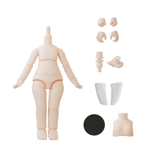 AMITD 10cm Doll Body 1/12 YMY PVC Body for GSC,STO,1/12 BJD Doll Head Movable Spherical Joint Dolls Action Figure Girls Boys Toys (2G-Sakura Pink) von AMITD