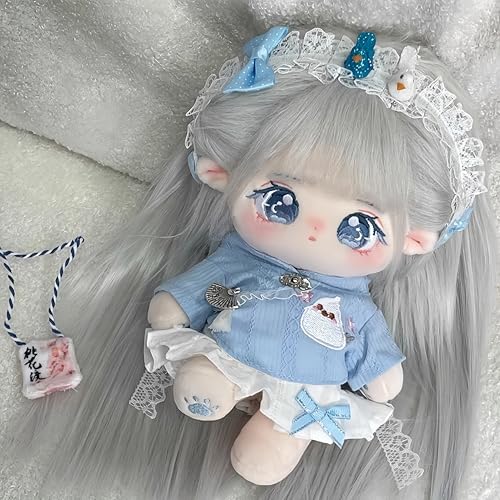 AMITD 20cm Plush Doll with Skeleton,Cute Anime Cotton Dolls,8 inch,Kawaii Dress up Collection Gift (F) von AMITD