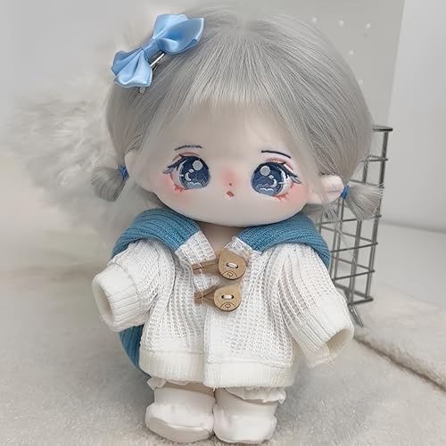 AMITD 20cm Plush Doll with Skeleton,Cute Anime Cotton Dolls,8 inch,Kawaii Dress up Collection Gift (H) von AMITD