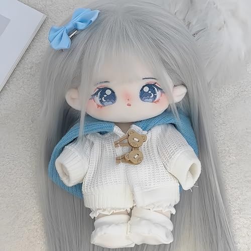 AMITD 20cm Plush Doll with Skeleton,Cute Anime Cotton Dolls,8 inch,Kawaii Dress up Collection Gift (J) von AMITD