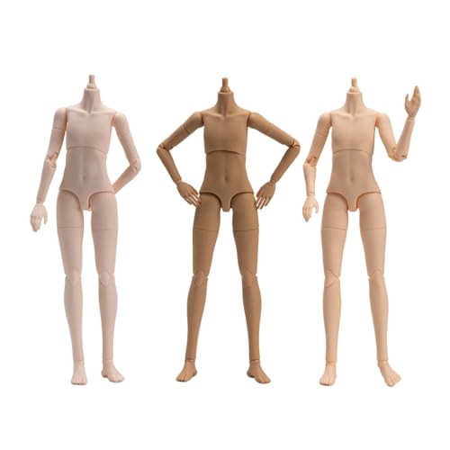 AMITD 21cm PVC Doll Body Piccodo P20 Movable Joint Body for OB24, GSC, BJD Doll Accessories Replacement Body Toys (White Skin) von AMITD