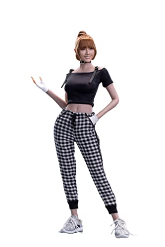 AMITD 3STOYS 1/6 Scale Female Figure Doll Clothes,Top + Pants Set for 12 inch Woman Action Figure TBLeague/Phicen(3S007) von AMITD