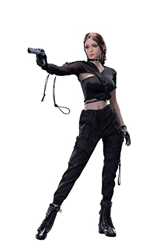 AMITD 3STOYS 1/6 Scale Female Figure Doll Clothes,Top + Pants Set for 12 inch Woman Action Figure TBLeague/Phicen(3S008A) von AMITD