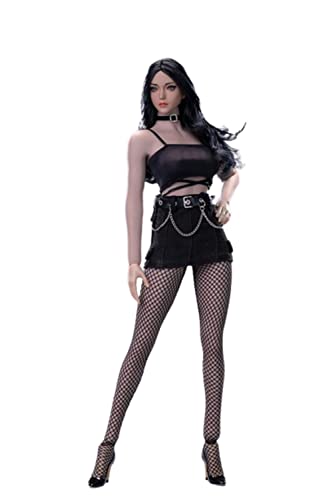 AMITD 3STOYS 1/6 Scale Female Figure Doll Clothes,Top + Skirt Set for 12 inch Woman Action Figure TBLeague/Phicen(3S006B) von AMITD