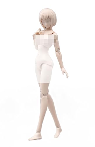 AMITD 86TOYS T86-ST03-A 1/12 Scale Female Body Big Breasted Girls 6 inch Woman Action Figure White Skin von AMITD