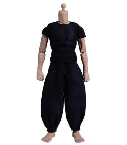 AMITD ATSTORY 1/12 Scale Kung Fu Man Martial Arts Uniforms for 6 inch Male Action Figure,no Body(06FS047G) von AMITD