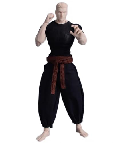 AMITD ATSTORY 1/12 Scale Kung Fu Man Martial Arts Uniforms for 6 inch Male Action Figure,no Body (06FS047F) von AMITD
