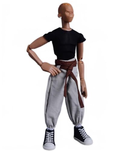 AMITD ATSTORY 1/12 Scale Kung Fu Man Martial Arts Uniforms for 6 inch Male Action Figure,no Body (06FS047I) von AMITD