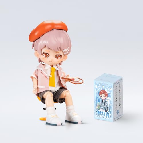 AMITD BJD Blind Box Male Classmate Series 1/12 Bjd Dolls Ob11 Cute Action Figure Toys Kawaii Anime Figures Gift (Four Boxes) von AMITD