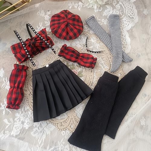 AMITD BJD Doll Clothes Ball Jointed Doll Clothes Handmade Fashions Clothes Suitable for1/3 1/4 1/6 BJD Dolls (D, 1/6) von AMITD