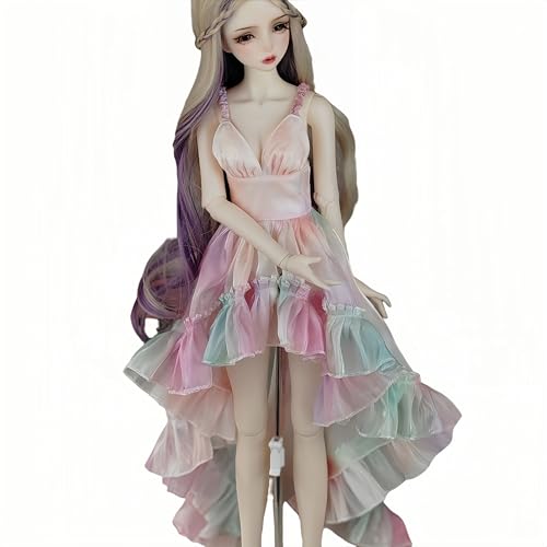 AMITD BJD Doll Clothes Handmade Fashionable and Cute Clothing Suitable for 1/3 1/4 1/6 11.8 in 18in 24 in BJD SD Doll (Colored, 1/4) von AMITD