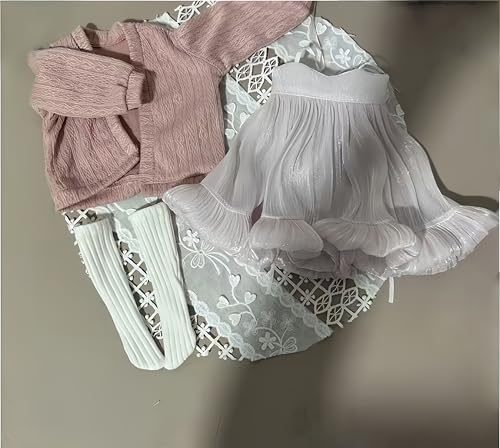 AMITD BJD Doll Clothes Handmade Fashions Clothes Suitable Cardigan Dress for 1/4 BJD Dolls (D) von AMITD