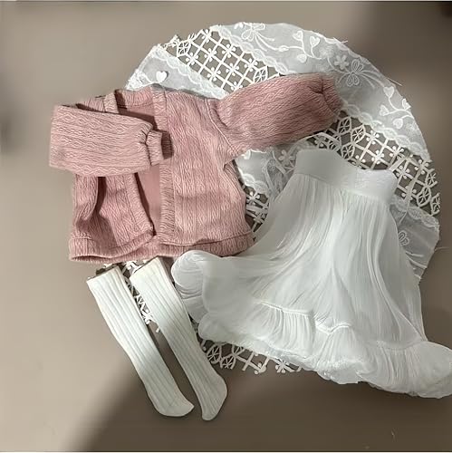 AMITD BJD Doll Clothes Handmade Fashions Clothes Suitable Cardigan Dress for 1/4 BJD Dolls (G) von AMITD