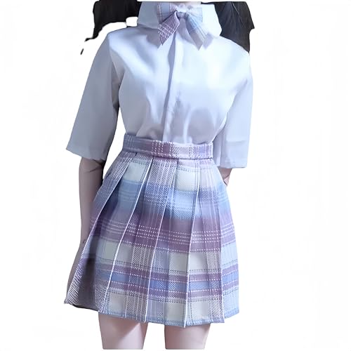 AMITD BJD Doll Clothes Outfit Set Handcrafted Stylish Short Shirts Skirts and Bow Ties Compatible with 1/3 1/4 1/6 BJD Doll SD Doll (M, 1/6) von AMITD