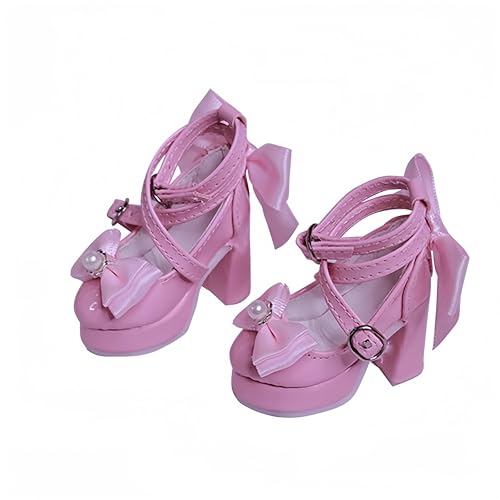 AMITD BJD Doll Shoes Beautifully Crafted high Heels for 1/4 18 inch BJD SD Doll Gifts for Doll Lovers (J) von AMITD