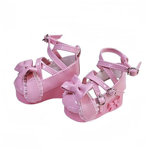 AMITD BJD Doll Shoes Carefully Crafted Fashionable Shoes for 1/4 18 inch BJD SD Doll Gifts for Doll Lovers (H) von AMITD