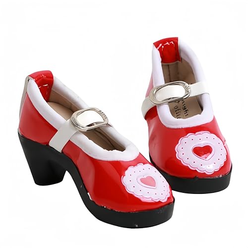 AMITD BJD Doll Shoes Carefully Crafted Fashionable high Heels for 1/3 24 inch 60cm BJD SD Doll Gifts for Doll Lovers (T) von AMITD
