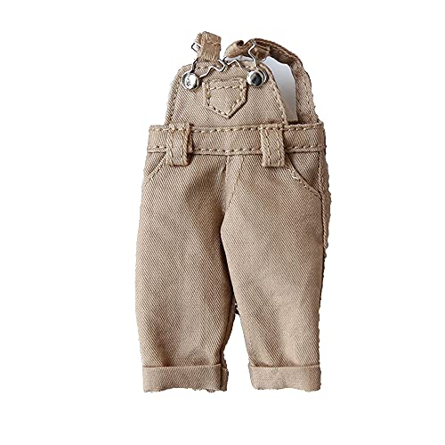 AMITD Bjd Clothes Fashion Strap Denim Trousers for Ob11,Body9,GSC,1/12bjd Doll Clothes Accessories Pants (Khaki) von AMITD