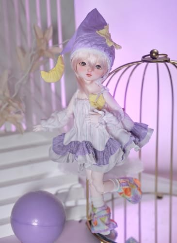 AMITD Bjd Doll 1/6 Fashion Anime Ball Jointed Dolls Resin Action Figure Handmade Makeup,Fashionable Doll,Gifts (F) von AMITD
