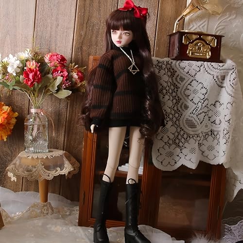 AMITD Bjd Doll Clothes,Ball Jointed Doll Clothes,Handmade,Many Styles, for 1/3 1/4 1/6 bjd Doll (D, 1/3) von AMITD