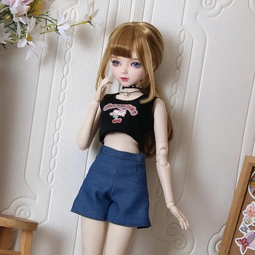 AMITD Bjd Doll Clothes,Ball Jointed Doll Clothes,Handmade,Many Styles, for 1/3 1/4 1/6 bjd Doll (K (Clothes and Trousers), 1/4) von AMITD
