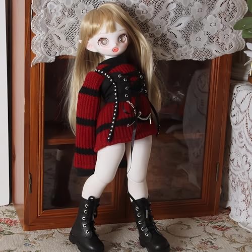 AMITD Bjd Doll Clothes,Ball Jointed Doll Clothes,Handmade,Many Styles, for 1/3 1/4 1/6 bjd Doll (N, 1/4) von AMITD