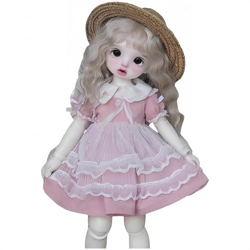 AMITD Bjd Doll Clothes,Fashions Cute Clothing,Dress Handmade,Suitable for 11-18 inch 1/4 and 1/6 BJD Dolls (K, 1/6) von AMITD