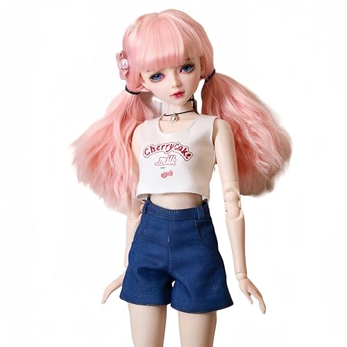 AMITD Bjd Doll Clothes Handmade Fashionable Clothing Suitable for 1/3 1/4 1/6 11.8 18 24 inch BJD SD Doll Gifts for Doll Lovers (D, 1/6) von AMITD