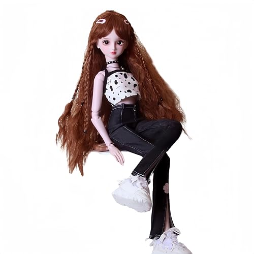 AMITD Bjd Doll Clothes Handmade Fashionable Clothing Suitable for 1/3 1/4 1/6 11.8 18 24 inch BJD SD Doll Gifts for Doll Lovers (G, 1/3) von AMITD