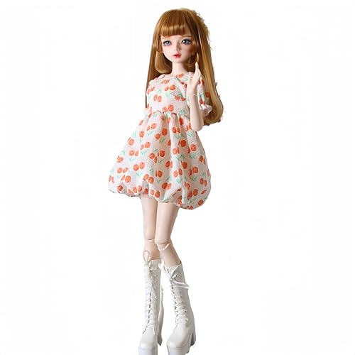 AMITD Bjd Doll Clothes Handmade Fashionable Clothing Suitable for 1/3 1/4 1/6 11.8 18 24 inch BJD SD Doll Gifts for Doll Lovers (K, 1/6) von AMITD