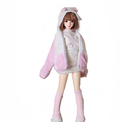 AMITD Bjd Doll Clothes Handmade Fashionable and Cute Clothing Suitable for 1/3 1/4 18inch 24 inch BJD SD Doll The Best Choice for a Gift (J, 1/4) von AMITD
