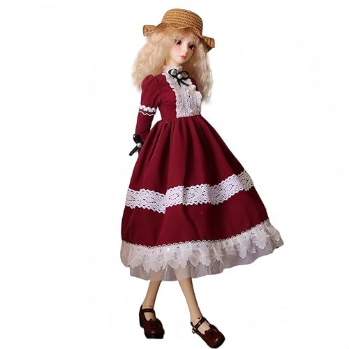 AMITD Bjd Doll Clothes Handmade Fashionable and Cute Clothing Suitable for 1/3 1/4 18inch 24 inch BJD SD Doll The Best Choice for a Gift (N, 1/3) von AMITD