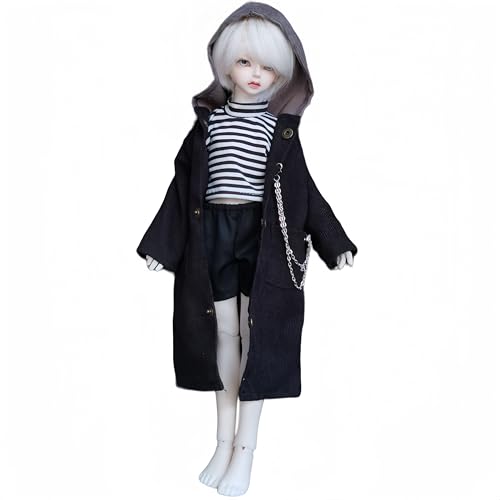 AMITD Bjd Doll Clothes Handmade Shirt Shorts Outerwear and Ornament Suitable for 1/3 1/4 1/6 BJD Doll SD Doll Gifts for Girls (F, 1/4) von AMITD
