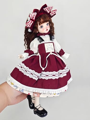 AMITD Bjd Doll Clothes for 1/6 bjd Dolls,Ball Jointed Doll Clothes,Handmade, Cute Styles Set for bjd Dolls Gift (H) von AMITD
