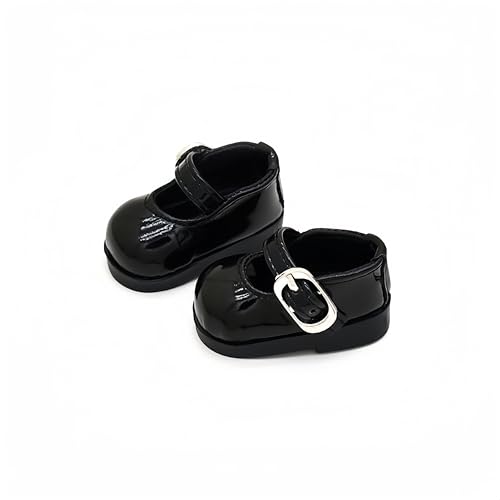 AMITD Bjd Doll Shoes 1/6 Carefully Crafted Fashionable Shoes for 10-12 inch Bjd Doll Gifts for Doll Lovers (Black 1) von AMITD