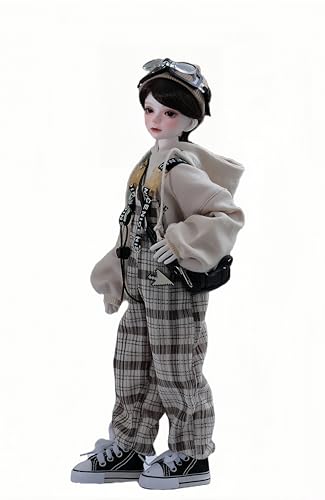 AMITD Bjd Dolls Male 1/4 Bjd Doll Ball Jointed Dolls Resin Handmade Makeup Collectable Action Figure The Best Gift Set (A) von AMITD